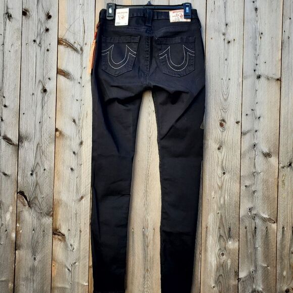 True Religion Women's Curvy Skinny Fit Stretch Jeans Size 27 - Picture 5 of 7
